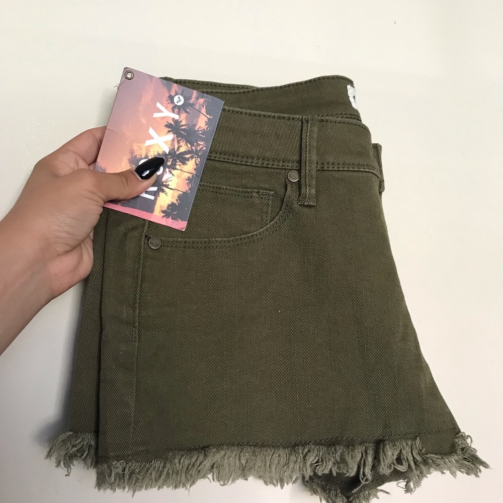 Roxy Denim Cutoff Shorts Womens Size 27